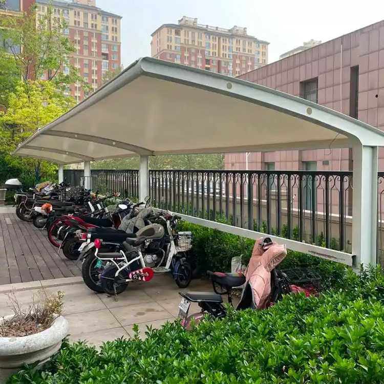 海林市膜结构电动车棚